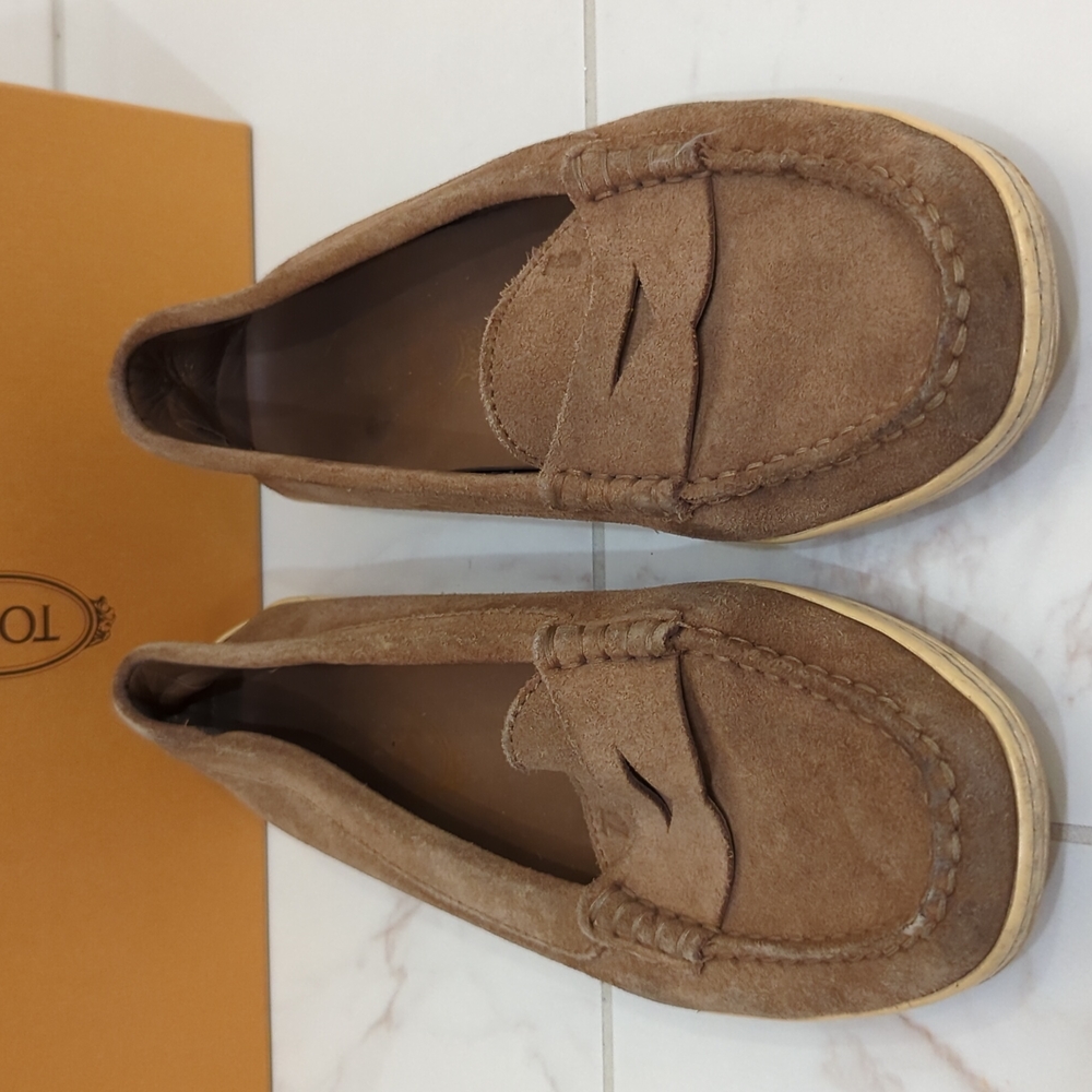 Tod's suede driving moccasins